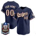 Custom Los Angeles Dodgers x Dia De Los Muertos Navy 2026 Baseball jersey FEDASGOGE
