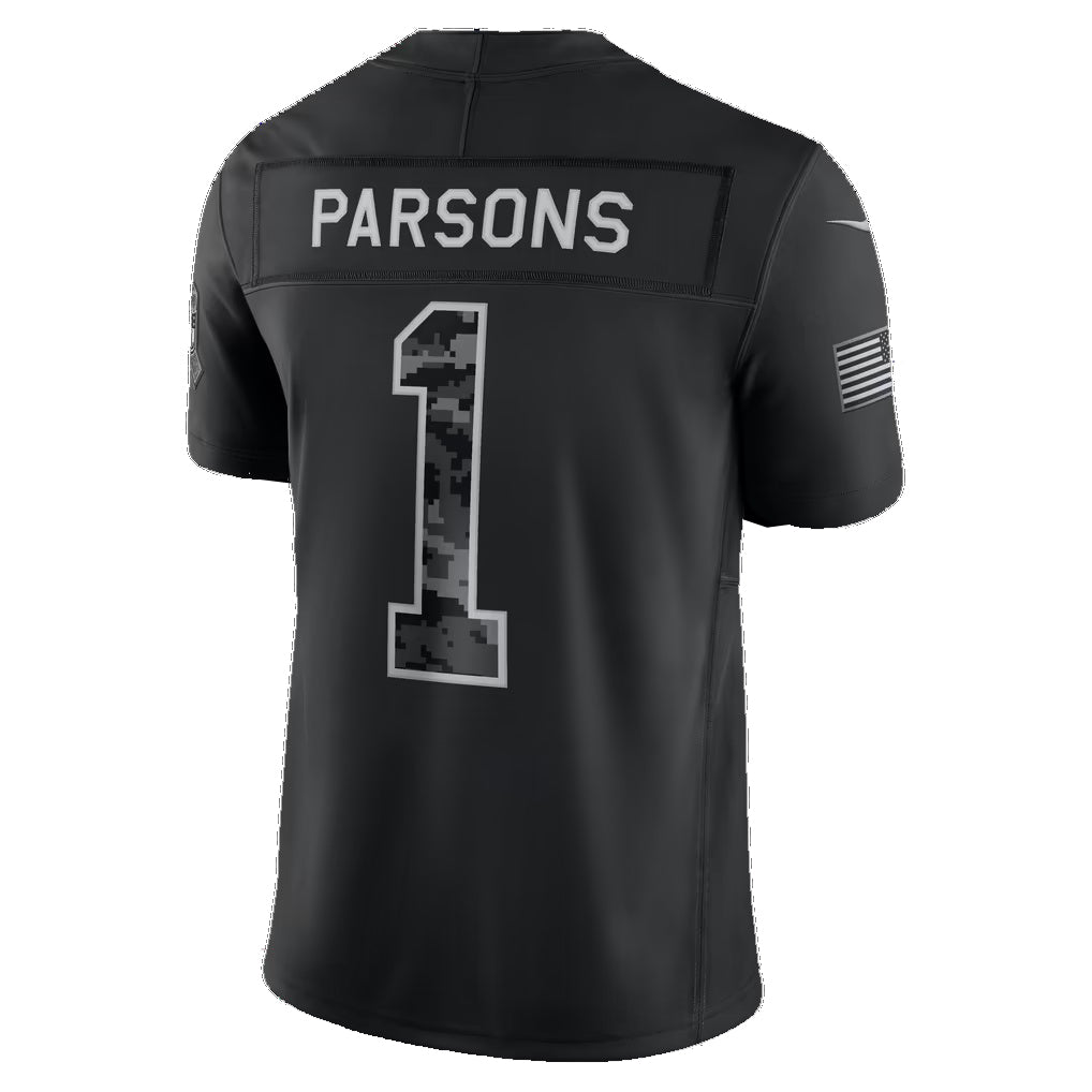 GB.Packers #1 Micah Parsons Black 2026 Salute to Service Stitched Limited Football jersey FEDASGOGE