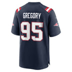 NE.Patriots #95 Eric Gregory Navy Team Game Jersey FEDASGOGE