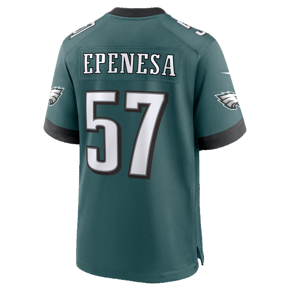 P.Eagles #57 A.J. Epenesa Midnight Green Team Game Jersey FEDASGOGE