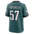 P.Eagles #57 A.J. Epenesa Midnight Green Team Game Jersey FEDASGOGE
