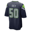 S.Seahawks #50 Jared Ivey College Navy Team Game Jersey FEDASGOGE