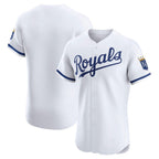 Kansas City Royals White FEDASGOGE Home Elite Jersey
