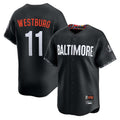 Baltimore Orioles #11 Jordan Westburg Player Black FEDASGOGE City Connect Limited Home Game Stitched Jerseys