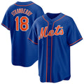 New York Mets #18 Darryl Strawberry Royal FEDASGOGE Alternate Replica Player Jersey