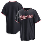 Washington Nationals Navy FEDASGOGE Alternate Replica Jersey