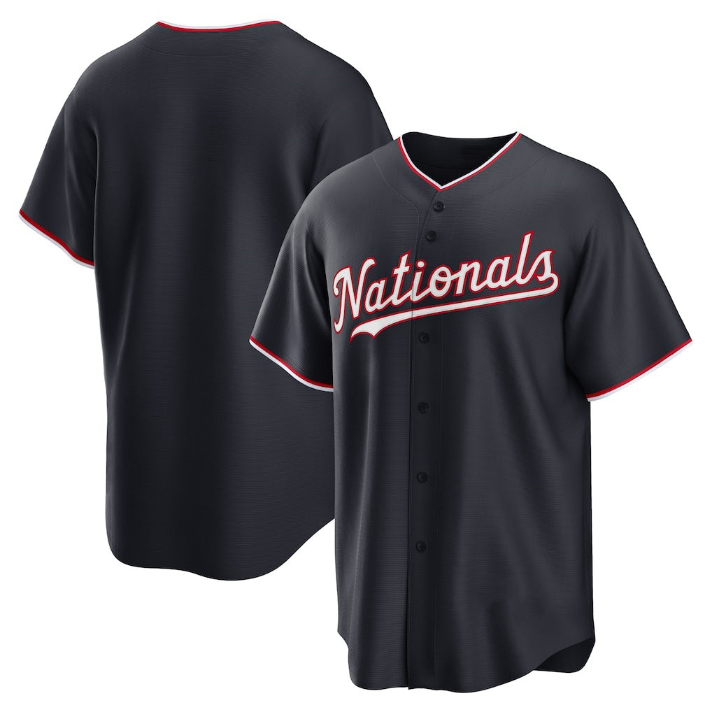 Washington Nationals Navy FEDASGOGE Alternate Replica Jersey
