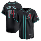 Arizona Diamondbacks #14 Gabriel Moreno Player Black FEDASGOGE Limited Home Game Stitched Jerseys