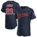 Minnesota Twins #29 Rod Carew Player Navy FEDASGOGE60th Home Limited Elite Stitched Jerseys