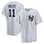 New York Yankees #11 Anthony Volpe White FEDASGOGE Home Replica Player Jersey