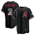 Arizona Diamondbacks #2 Geraldo Perdomo Player Black FEDASGOGE USA 250 Fourth of July Game Home Stitched Jerseys