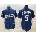 Detroit Tigers #9 Jack Flaherty 2024 Navy FEDASGOGE City Connect Cool Base Limited Stitched Jersey