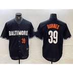 Baltimore Orioles #39 Corbin Burnes Number Black FEDASGOGE 2023 City Connect Cool Base Stitched Jersey 2