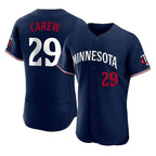 Minnesota Twins #29 Rod Carew Player Navy FEDASGOGEReplica Home Limited Elite Stitched Jerseys