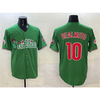 Philadelphia Phillies #10 J.T. Realmuto Green FEDASGOGE Phanatic Limited Stitched Jersey