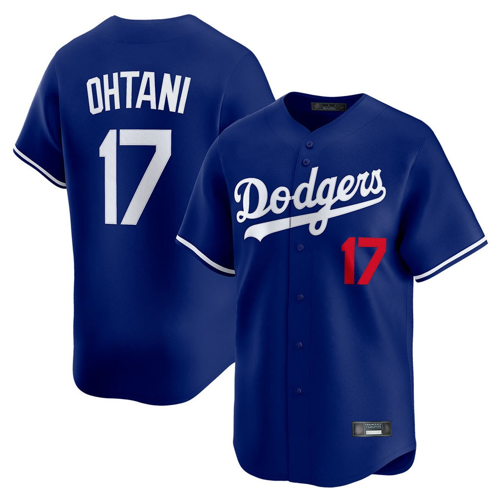 Los Angeles Dodgers #17 Shohei Ohtani Player Royal FEDASGOGE Limited Home Stitched Jerseys
