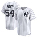 New York Yankees #54 Max Fried White FEDASGOGE Home Limited Player Jersey 2