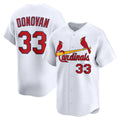 St. Louis Cardinals #33 Brendan Donovan White FEDASGOGE Home Limited Player Jersey