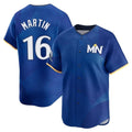 Minnesota Twins #16 Austin Martin Player Royal FEDASGOGECity Connect Limited Home Stitched Jerseys