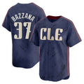 Cleveland Guardians #37 Travis Bazzana Player Navy FEDASGOGE City Connect Limited Home Stitched Jerseys