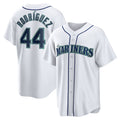 Seattle Mariners #44 Julio Rodriguez White FEDASGOGE Home Replica Player Jersey