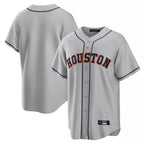 Houston Astros Blank Player Gray FEDASGOGE Home Game Stitched Jerseys