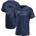 Tampa Bay Rays #56 Randy Arozarena Navy FEDASGOGE Alternate Jersey