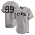 New York Yankees #99 Aaron Judge Gray FEDASGOGE Road Limited Player Jersey