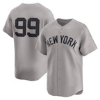 New York Yankees #99 Aaron Judge Gray FEDASGOGE Road Limited Player Jersey