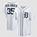 Detroit Tigers #35 Justin Verlander White FEDASGOGE 2026 Cool Base Stitched Jersey