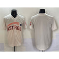 Houston Astros Blank Cream FEDASGOGE Throwback Cooperstown Collection Limited Stitched Jersey