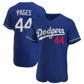 Los Angeles Dodgers #44 Andy Pages Player Royal FEDASGOGE Limited Elite Home Stitched Jerseys