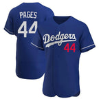 Los Angeles Dodgers #44 Andy Pages Player Royal FEDASGOGE Limited Elite Home Stitched Jerseys