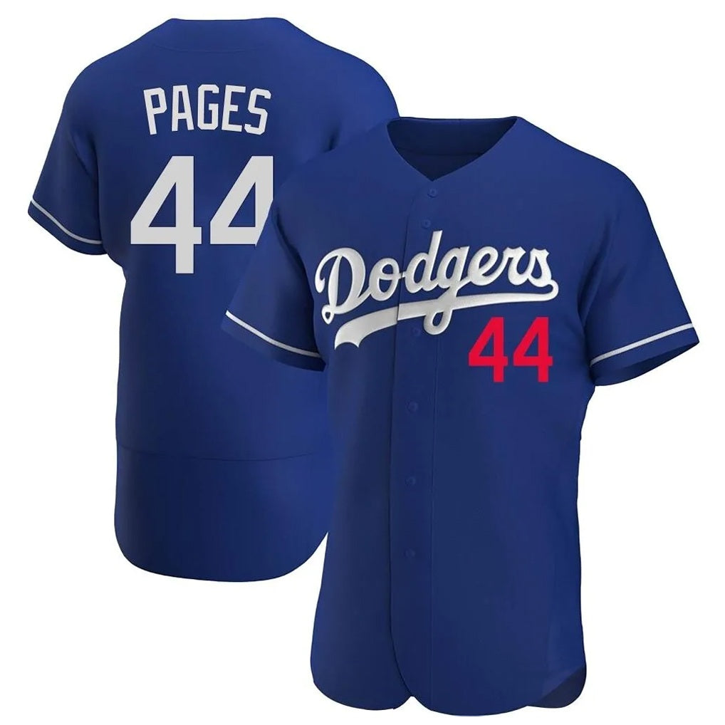 Los Angeles Dodgers #44 Andy Pages Player Royal FEDASGOGE Limited Elite Home Stitched Jerseys