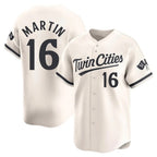 Minnesota Twins #16 Austin Martin Player Cream FEDASGOGEHome Limited Stitched Jerseys