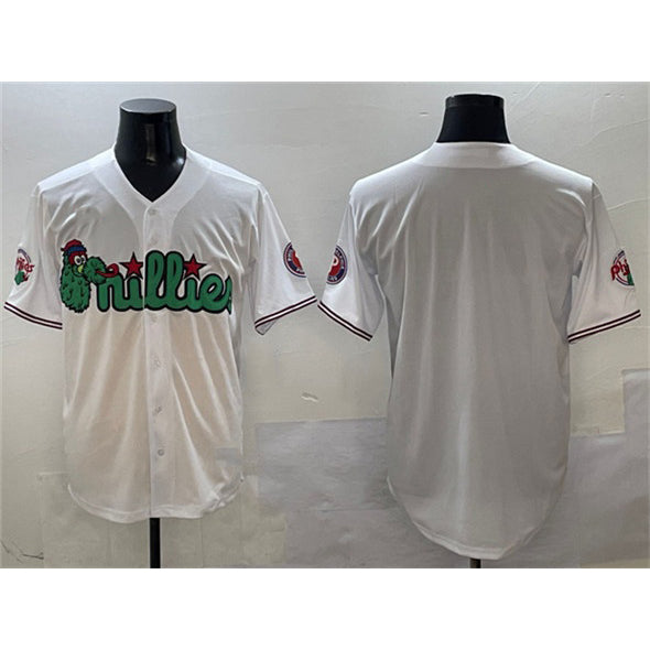 Philadelphia Phillies Blank White FEDASGOGE Phanatic Limited Stitched Jersey 2