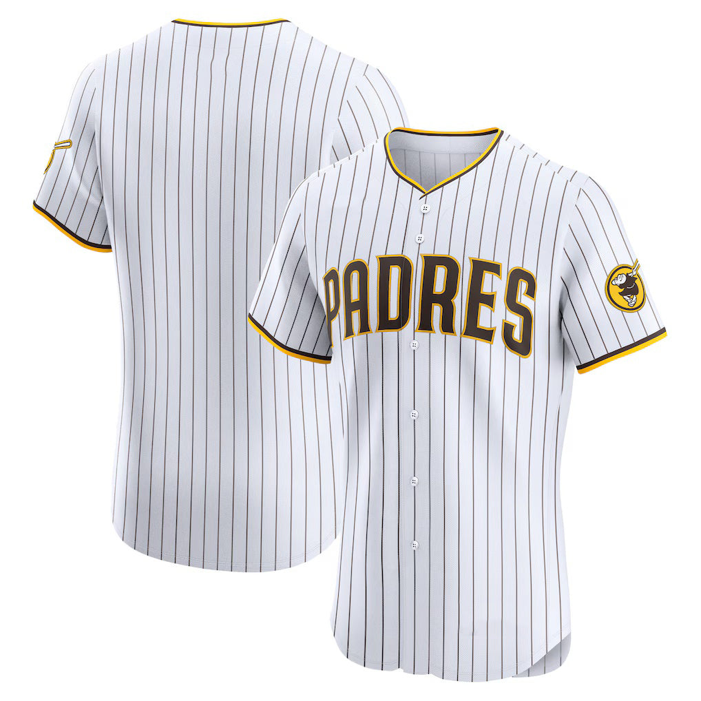 San Diego Padres White FEDASGOGE Home Elite Jersey