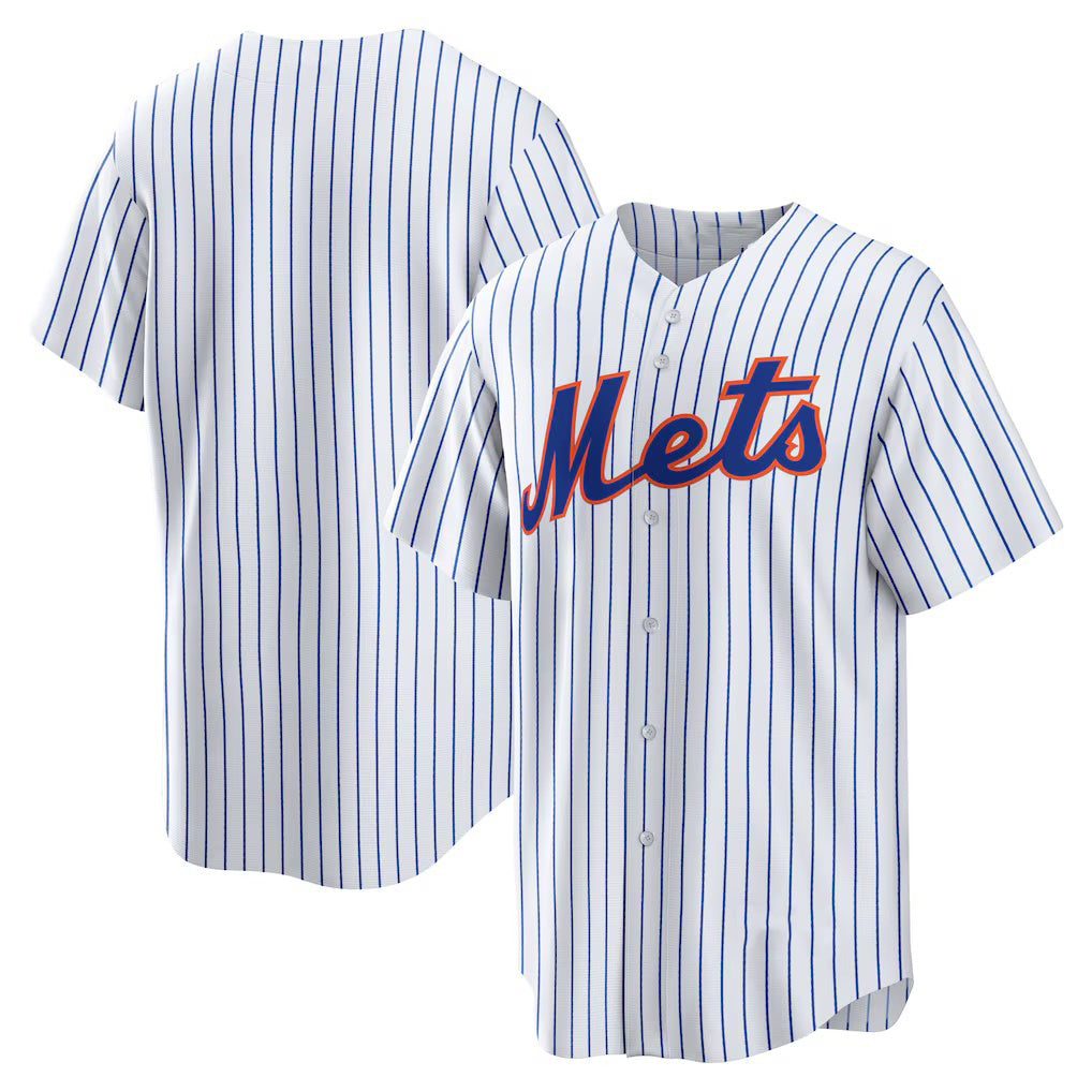 New York Mets White FEDASGOGE Home Replica Team Jersey