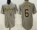 Pittsburgh Pirates #6 Konnor Griffin Grey FEDASGOGE Limited Jersey