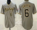 Pittsburgh Pirates #6 Konnor Griffin Grey FEDASGOGE Limited Jersey