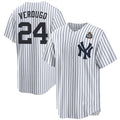 New York Yankees #24 Alex Verdugo White FEDASGOGE 2024 World Series Cool Base Stitched Jersey