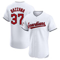 Cleveland Guardians #37 Travis Bazzana Player White FEDASGOGE Limited Elite Home Stitched Jerseys