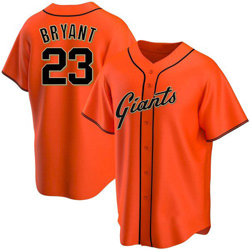 San Francisco Giants #23 Kris Bryant Orange FEDASGOGE Cool Base Jersey