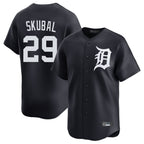Detroit Tigers #29 Tarik Skubal Player Navy FEDASGOGE Home Limited Game Stitched Jerseys