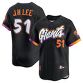 San Francisco Giants #51 Jung Hoo Lee Black FEDASGOGE Anthracite 2025 City Connect Limited Stitched Jersey