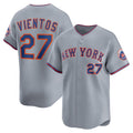 New York Mets #27 Mark Vientos Gray FEDASGOGE All-Star Limited Jersey