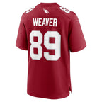 A.Cardinals #89 Xavier Weaver Cardinal FEDASGOGE Team Game Jersey