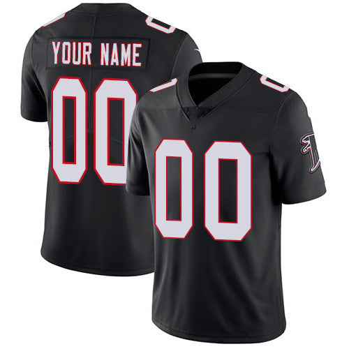 Custom A.Falcons Alternate Black FEDASGOGE Vapor Untouchable Limited Jersey