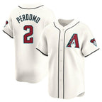 Arizona Diamondbacks #2 Geraldo Perdomo Player Cream FEDASGOGE Limited Home Game Stitched Jerseys