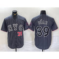 New York Mets #39 Edwin Diaz Gray FEDASGOGE 2024 City Connect Cool Base Jerseys